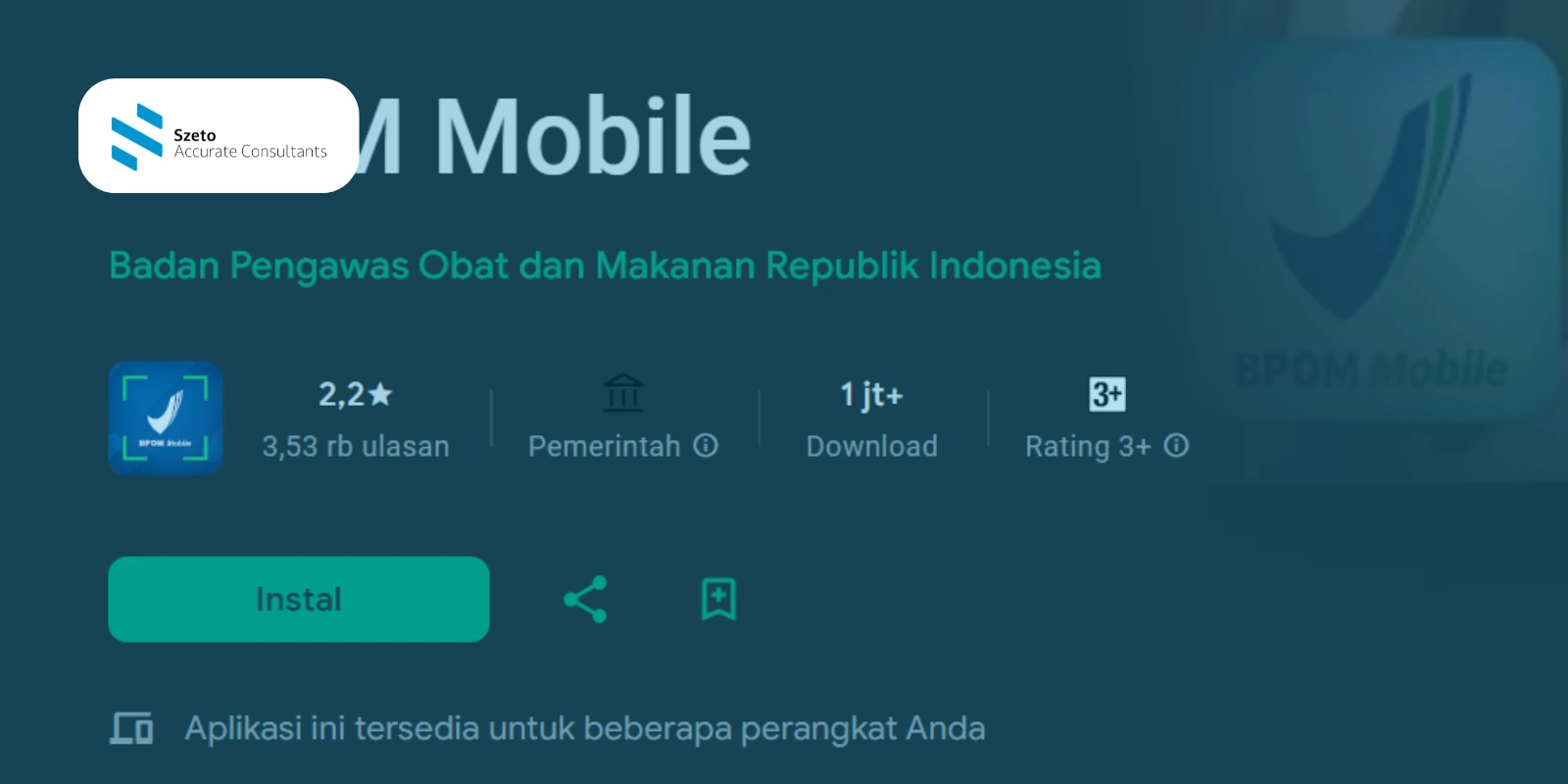 Aplikasi yang Digunakan untuk Mengecek Nomor Izin Edar