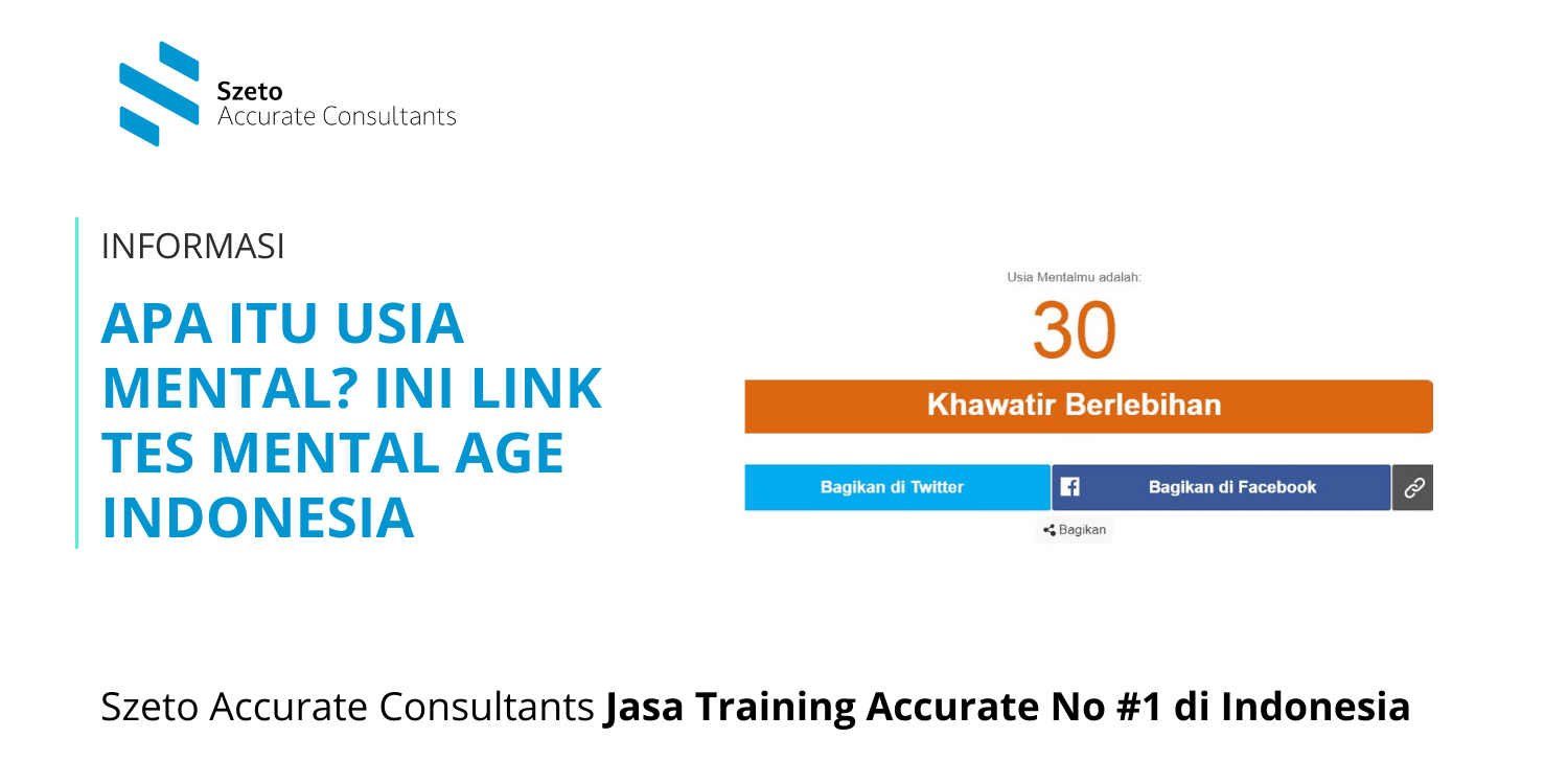 Apa Itu Usia Mental Ini Link Tes Mental Age Indonesia