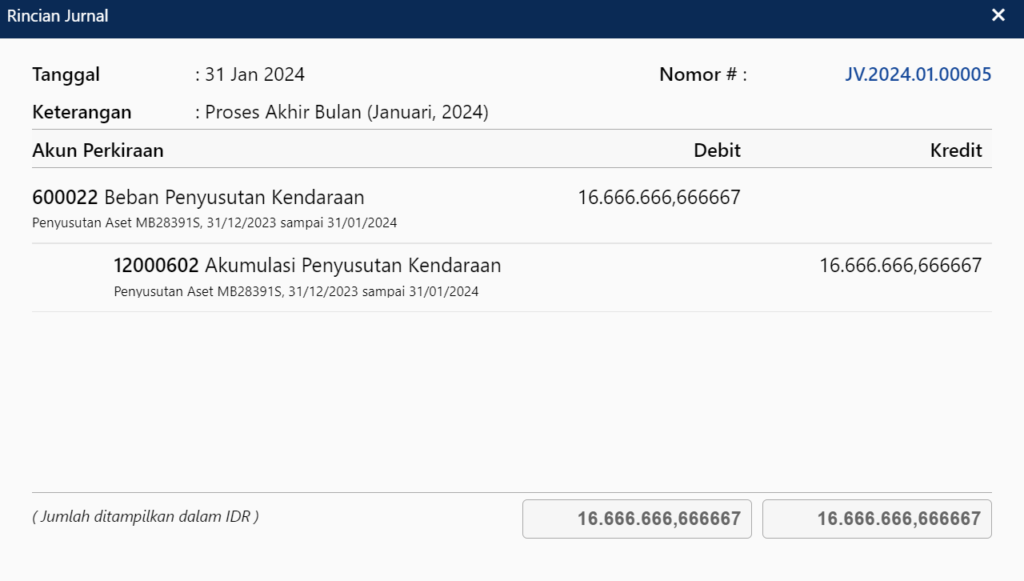 Cara Alokasi Beban Penyusutan Per Project di Accurate Online