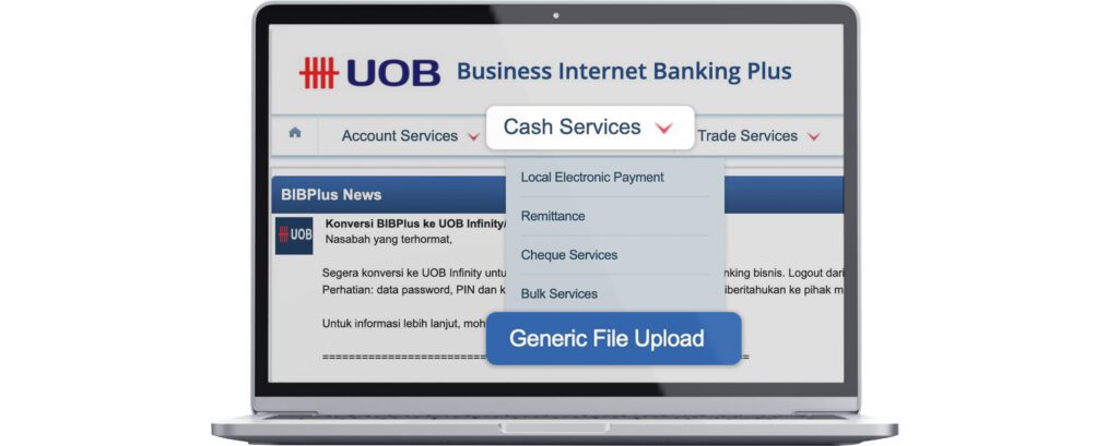 Cara Ekspor VA File UOB VAN Setup di Accurate Online