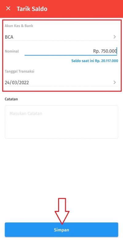 Cara Tarik Saldo Kas dan Bank di Accurate Lite