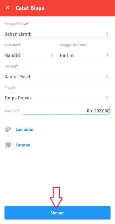 Cara Input Transaksi Biaya Pengeluaran di Accurate Lite