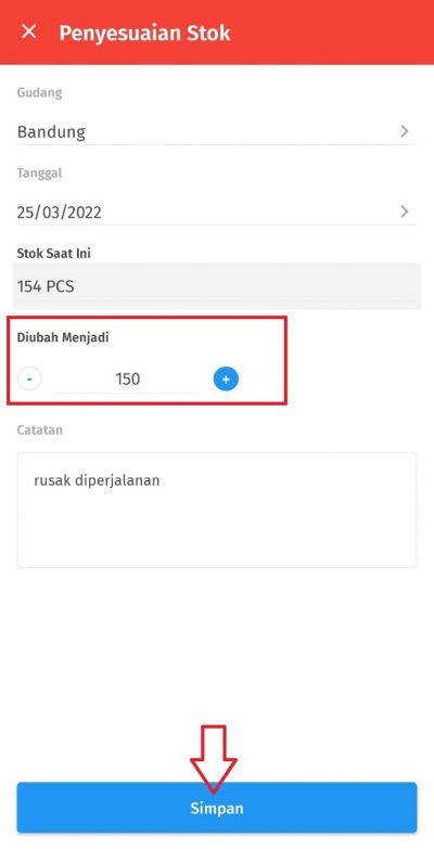 Cara Input Transaksi Penyesuaian Stok di Accurate Lite