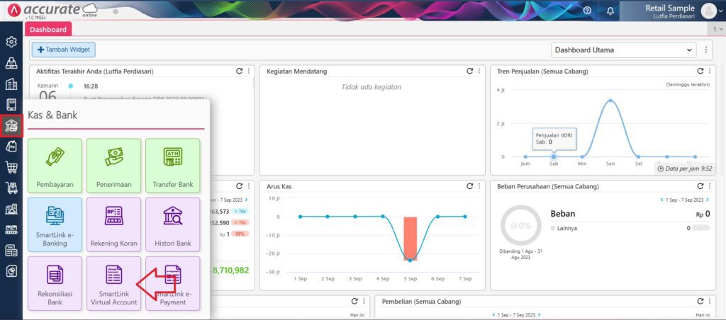 Cara Input Transaksi Virtual Account BCA di Accurate Online