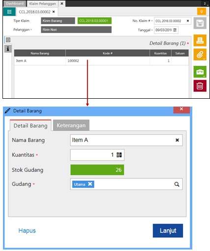 Cara Memberikan Barang Pengganti Klaim Pelanggan di Accurate Online