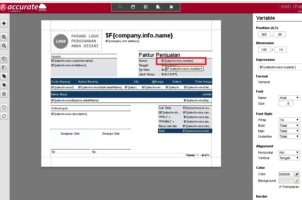 Cara Membuat Desain Cetakan di Accurate Online