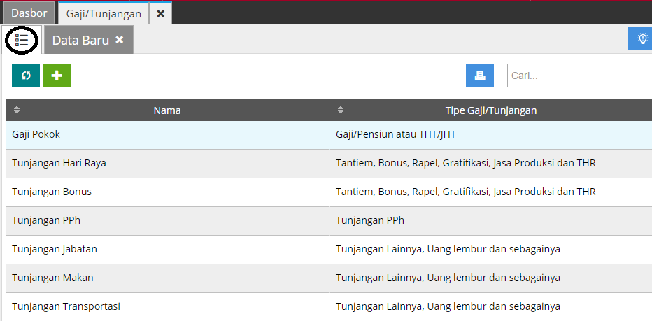 Cara Membuat Gaji / Tunjangan di Accurate Online