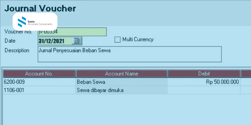 Cara Membuat Jurnal Penyesuaian di Software Accurate Desktop