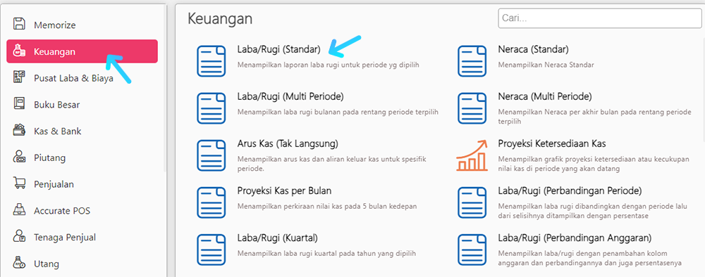 Cara Membuat Laporan Keuangan Di Accurate Online