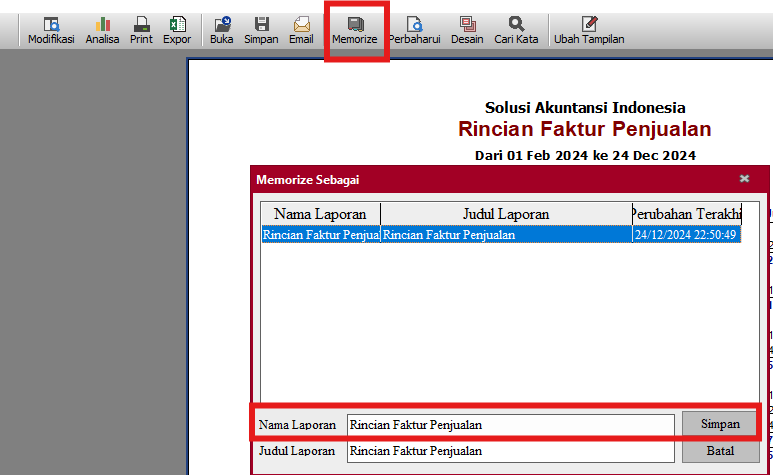 Cara Membuat Laporan Rincian Faktur Penjualan di Accurate