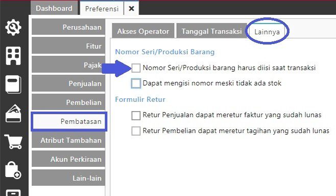 Cara Membuat Pengisian Nomor Seri di Accurate Online