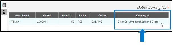 Cara Membuat Pengisian Nomor Seri di Accurate Online