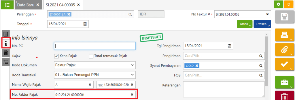 Cara Membuat Penomoran Faktur Pajak di Accurate Online