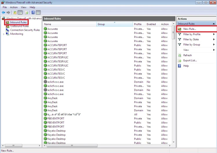 Cara Membuka Port TCP dan UDP pada Accurate