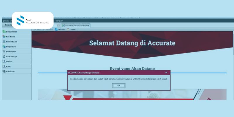 Cara Mengatasi Masalah Accurate Versi Percobaan di Accurate