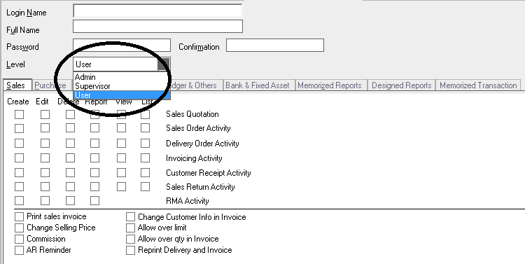 Cara Mengatur Level Authorized User di Software Accurate