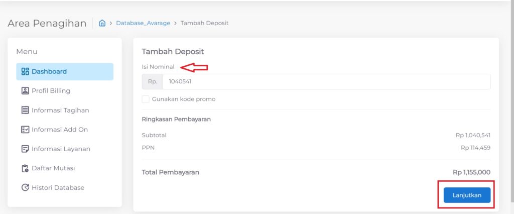 Cara Tambah Saldo di Accurate Online (Deposit Saldo)