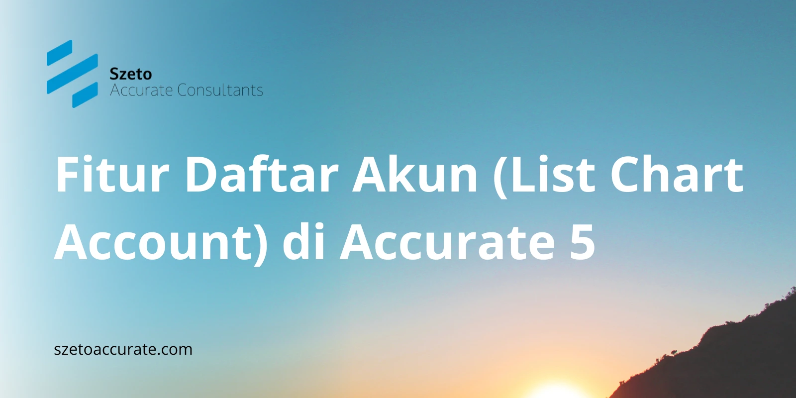 Fitur Daftar Akun (List of Chart Account) di Accurate