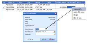 Formulir Pembayaran Pembelian (Purchase Payment) di Accurate