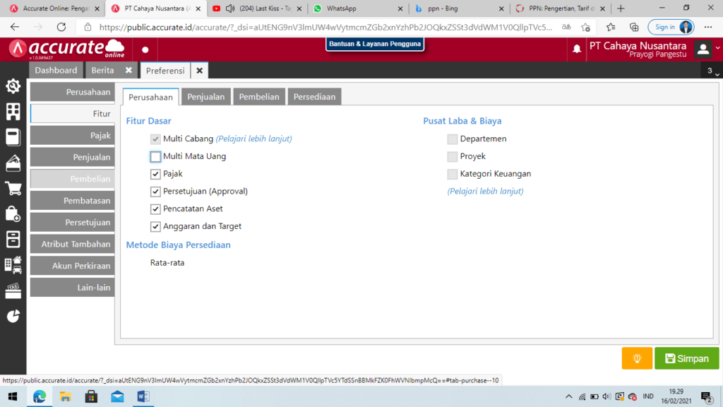 PPN Accurate Online, Begini Cara Settingnya 1