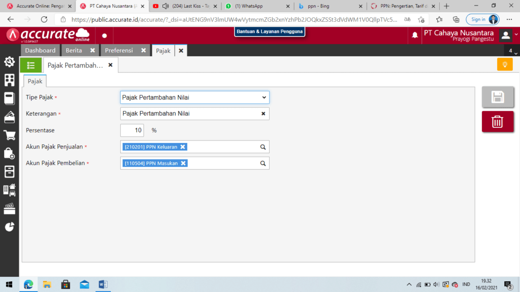 PPN Accurate Online, Begini Cara Settingnya