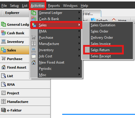 Service Not Allowed Saat Menginput Sales Return di Accurate