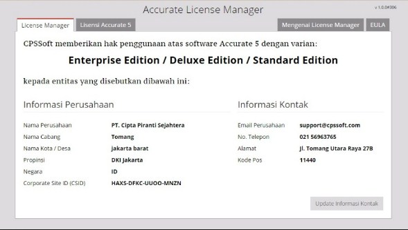 Solusi “Error ini Adalah Versi Percobaan” di Accurate