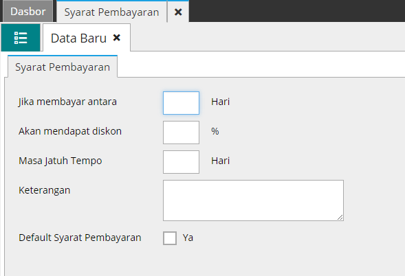 Cara Menambahkan Syarat Pembayaran di Accurate Online