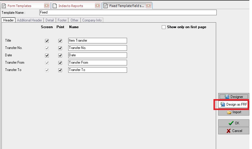 Total Amount di Template Item Transfer di Accurate