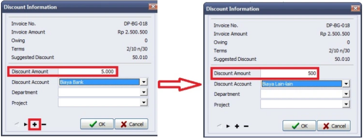 Write off Sales Receipt atau Purchase Payment pada Accurate