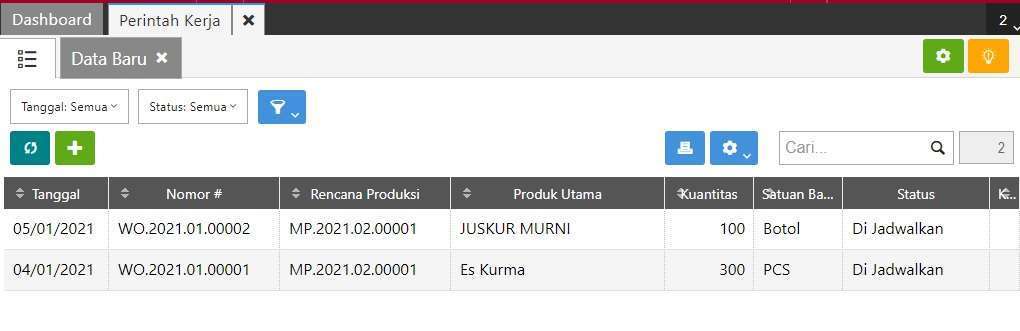 Cara Membuat Perintah Kerja dengan Tahapan Produksi di Accurate Online