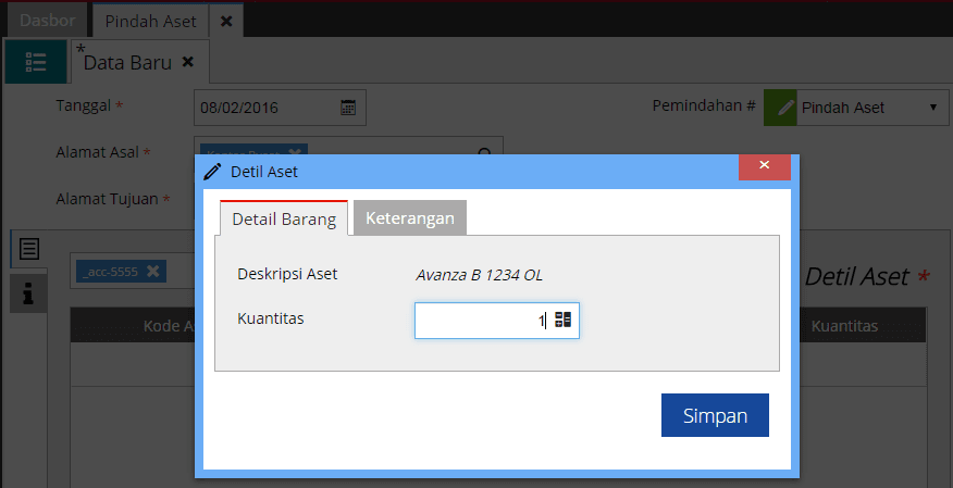 Cara Membuat Pindah Aset Tetap di Accurate Online