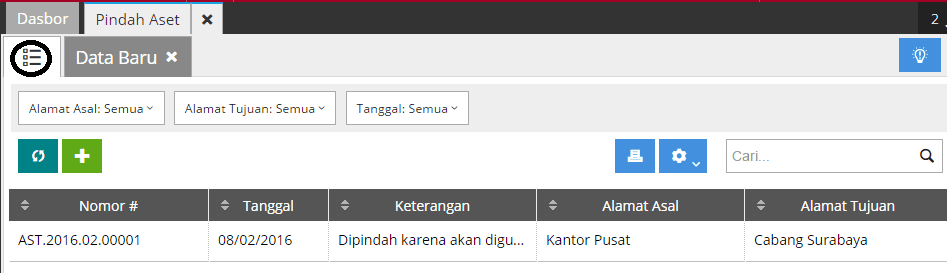 Cara Membuat Pindah Aset Tetap di Accurate Online