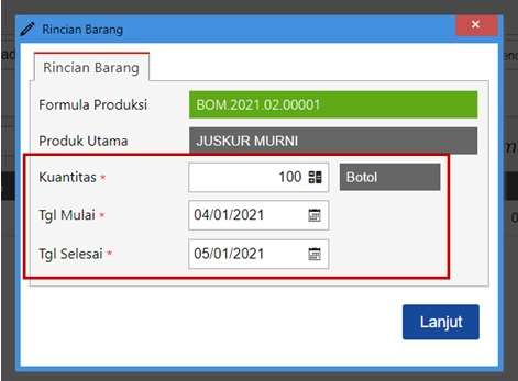 Cara Membuat Rencana Produksi di Accurate Online